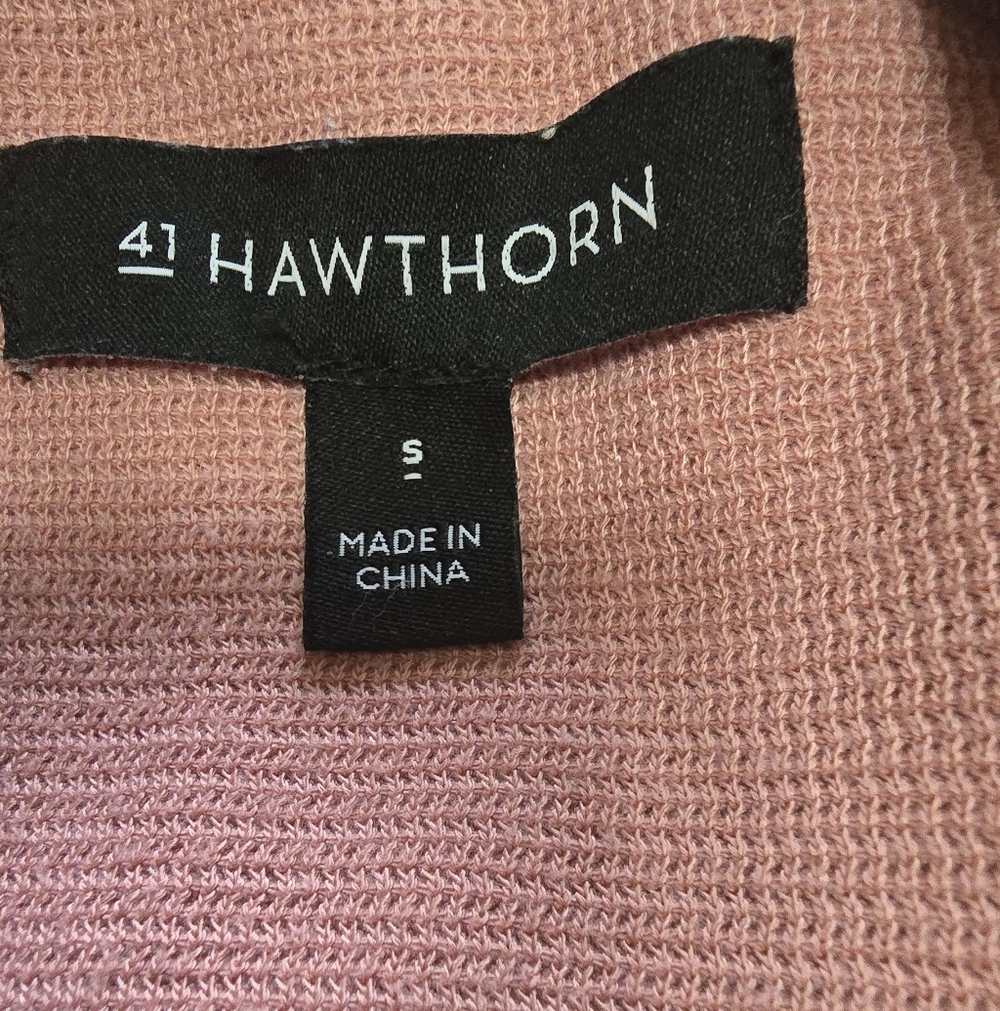 41 Hawthorn Natalie Knit Blazer Pink Blush Women’s Size Small Stitch Fix - Picture 8 of 9